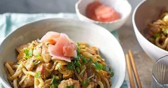 Ginger Chicken Udon Stir-Fry