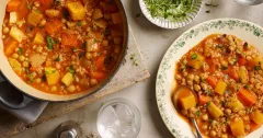 Hearty Root Vegetable and Chickpea Casserole