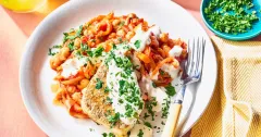 Spicy Chickpea and Tofu Breakfast Skillet