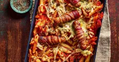 Leftover Turkey Pasta Bake