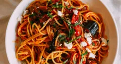 Roasted Eggplant Pasta alla Norma