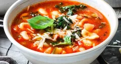 Classic Minestrone Soup with Pancetta and Greens