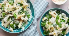 Creamy Chicken Spinach Pasta