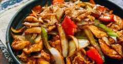 Chinese Black Pepper Chicken Stir-Fry