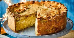 Parsnip, Feta, and Butter Bean Pie with Rye Pastry