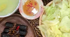 Cá kèo chay kho tộ và sườn chay sốt mật ong