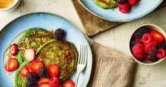 Vibrant Green Spinach Pancakes