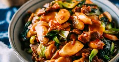 Shanghai Stir-Fried Rice Cakes with Pork