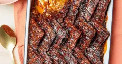 Chocolate Salted Caramel Waffle Bread Pudding