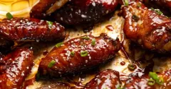 Sticky Honey Soy Chicken Wings