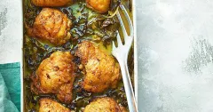 Coconut Turmeric Baked Chicken Thighs