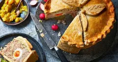 Ultimate Layered Picnic Pork Pie with Eggs