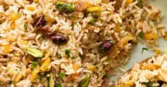 Fragrant Basmati Rice Pilaf with Nuts and Dried Fruit