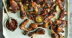 Jerk-Style BBQ Chicken with Sticky Barbecue Sauce