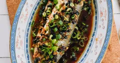 Cantonese Steamed Fish with Black Bean Sauce