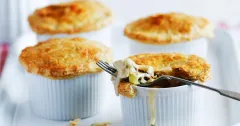 Easy Chicken and Leek Pot Pies