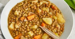 Hearty Vegetarian Lentil Stew