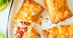 Cheesy Sausage and Bean Puff Pastry Pies