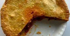 Nigerian Chicken and Plantain Pie