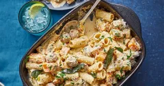 Roasted Pumpkin, Sage and Sausage Meatball Pasta