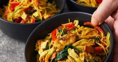 Singapore Chicken Vermicelli Noodles