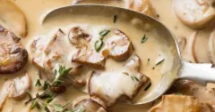 Creamy Garlic Mushroom Sauce