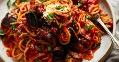 Pasta Alla Norma with Roasted Eggplant