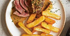 Classic Steak Diane with Brandy Cream Sauce