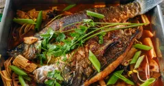 Authentic Chinese Spicy Grilled Fish (Kao Yu)
