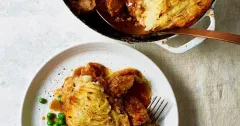 Sausage and Mash Pie with Onion Gravy