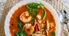 Authentic Tom Yum Goong (Thai Spicy Shrimp Soup)