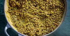 Creamy Coconut and Turmeric Lentils with Curry Leaves