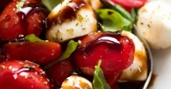 Classic Caprese Salad with Balsamic Glaze