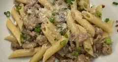 Creamy Pasta alla Norcina with Sausage and Mushrooms