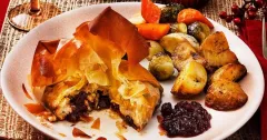 Vegetarian Christmas Dinner for One