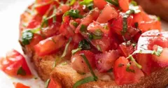 Fresh Tomato Basil Bruschetta