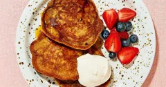 Fluffy Gluten-Free Zucchini Pancakes with Orange and Spice