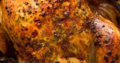 Garlic Herb Butter Roast Chicken