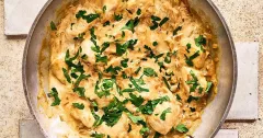 Creamy Chicken Stroganoff