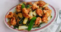 Crispy Chow Har Kew (Cantonese Shrimp with Vegetables)