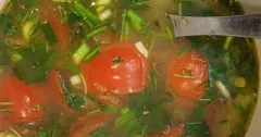 Canh chua cá nhòng nấu su hào thanh mát