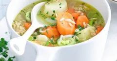 Hearty Vegetable and Brown Rice Soup