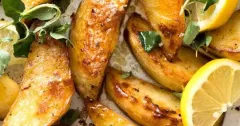 Crispy Greek Lemon Potatoes