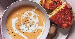 Curried Swede Soup with Cheddar Toasties