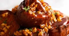 Fondant Sweet Potatoes with Maple Pecan Butter