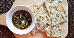 Crispy Chinese Scallion Pancakes (Cong You Bing)