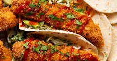 Baked Crunchy Chicken Taco Fingers