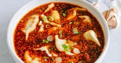 Hot and Sour Dumpling Soup