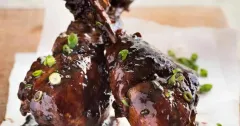 Sticky Balsamic Soy Chicken Drumsticks
