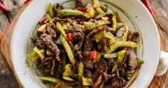 Spicy Beef Stir-Fry with Pickled Peppers